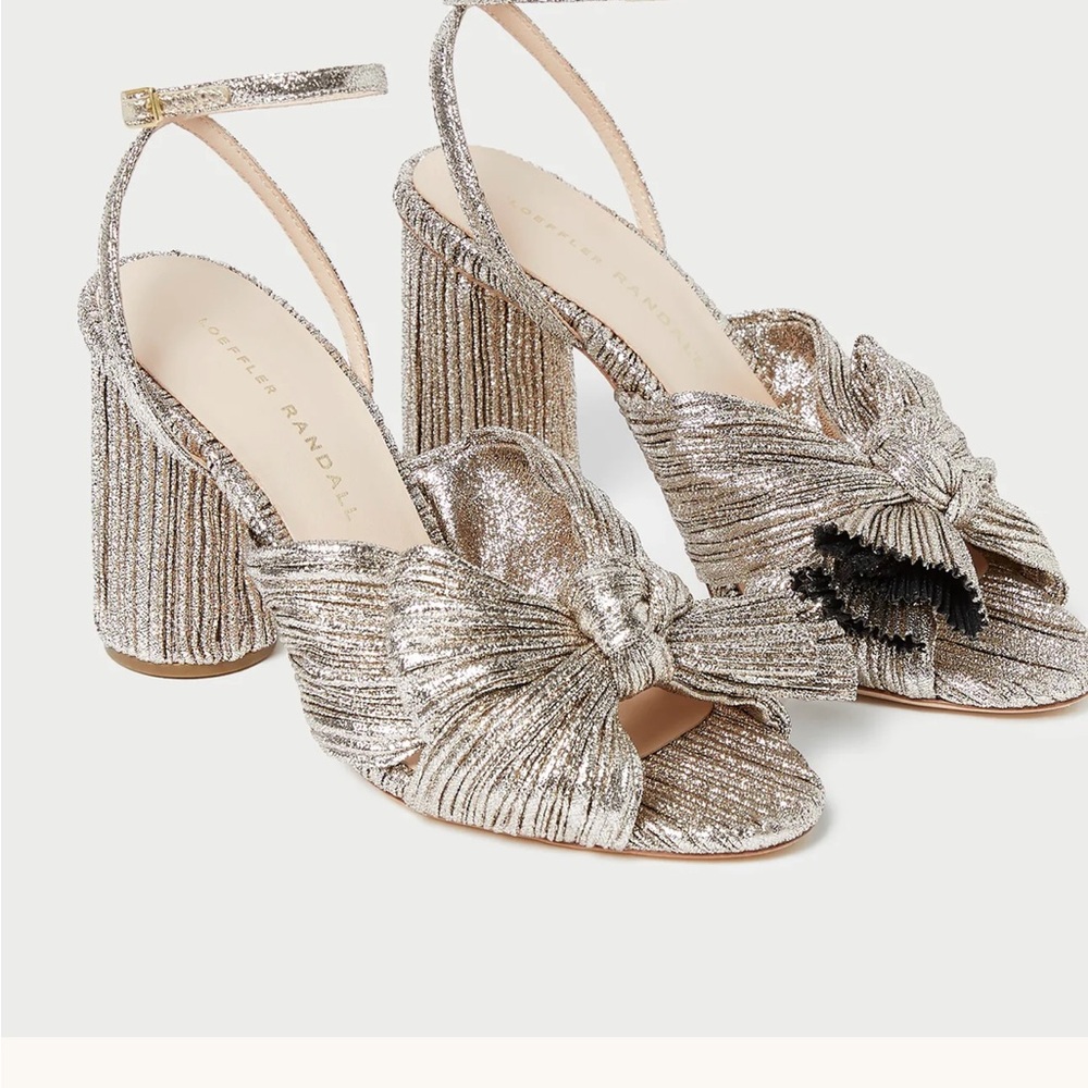 Loeffler Randall Camellia Women's Heeled Sandal in Champagne - Sz 8